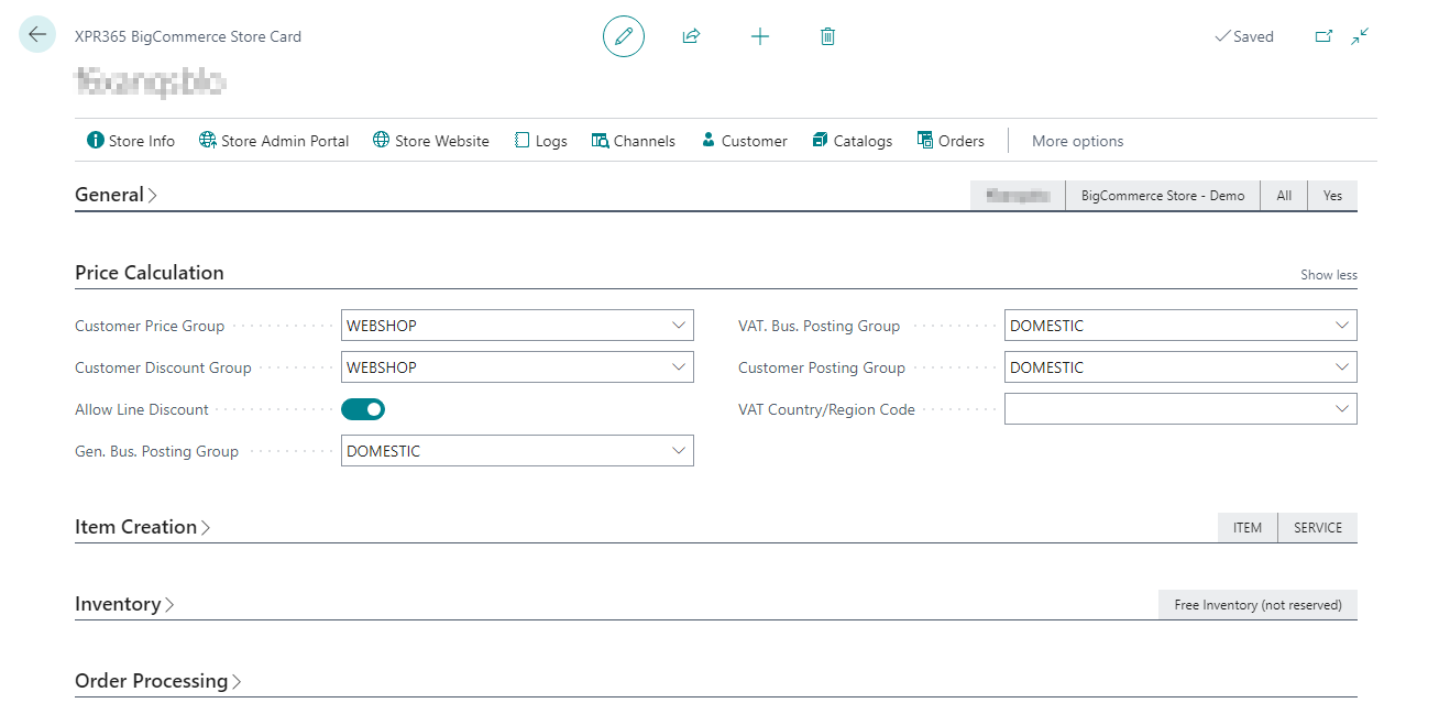 Price Calculation Settings