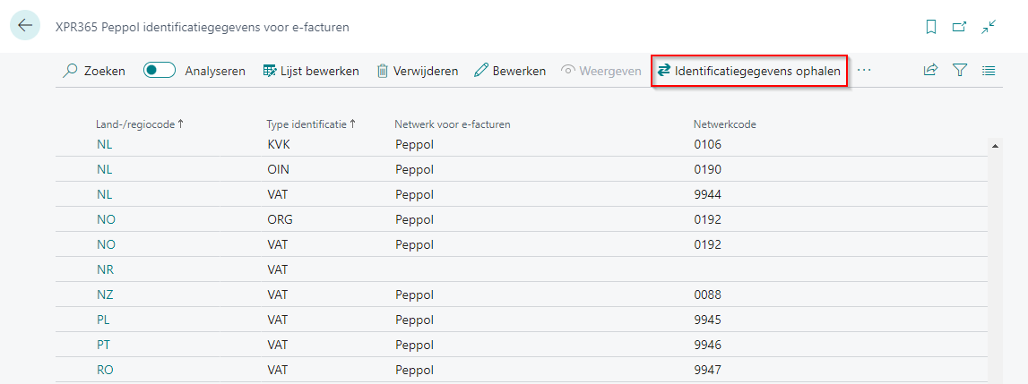 XPR365 Get Identifiers